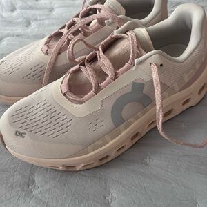 On Running Women's Blush and Beige Athletic Shoes